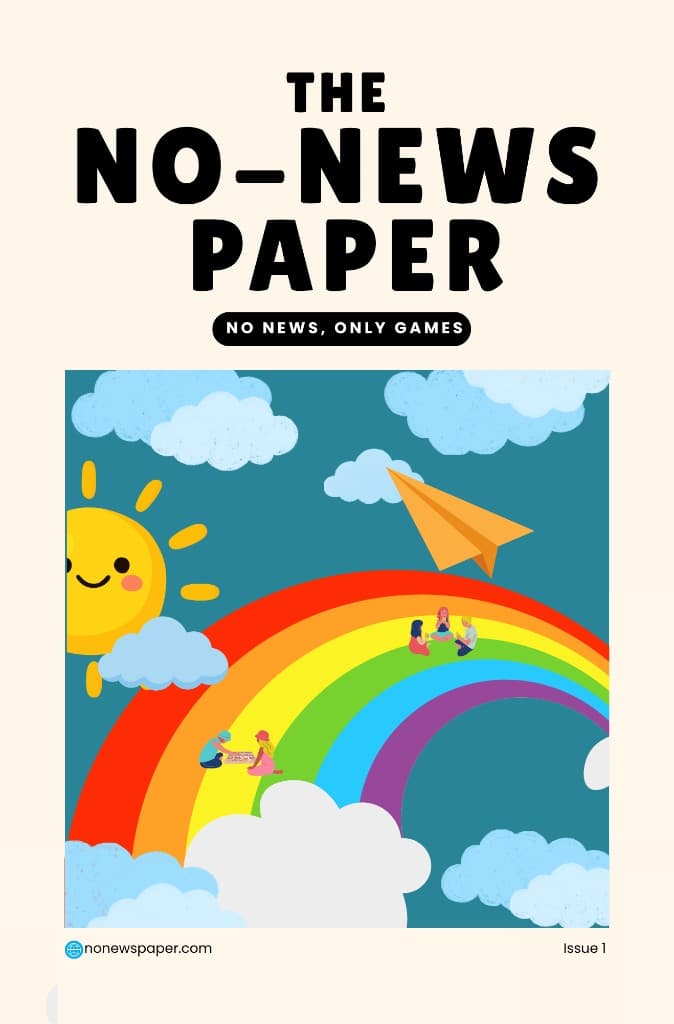 Front cover of The No-News Paper