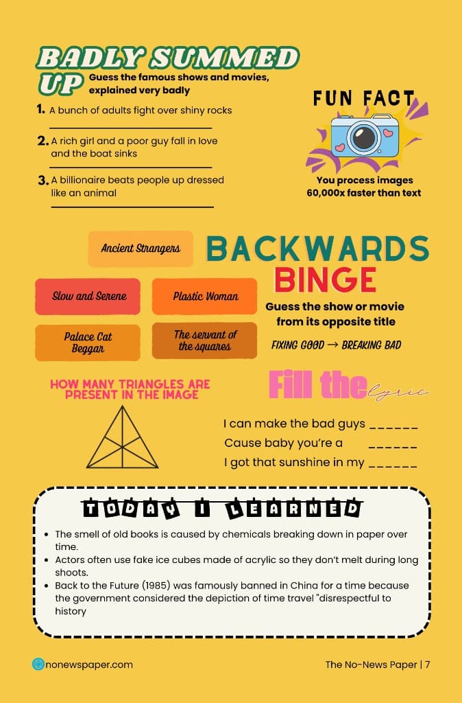 Backwards Binge — badly summed up, lyrics, and fun facts
